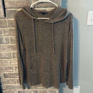 Cute comfy Olivia Sky hoodie L oatmeal lightweight